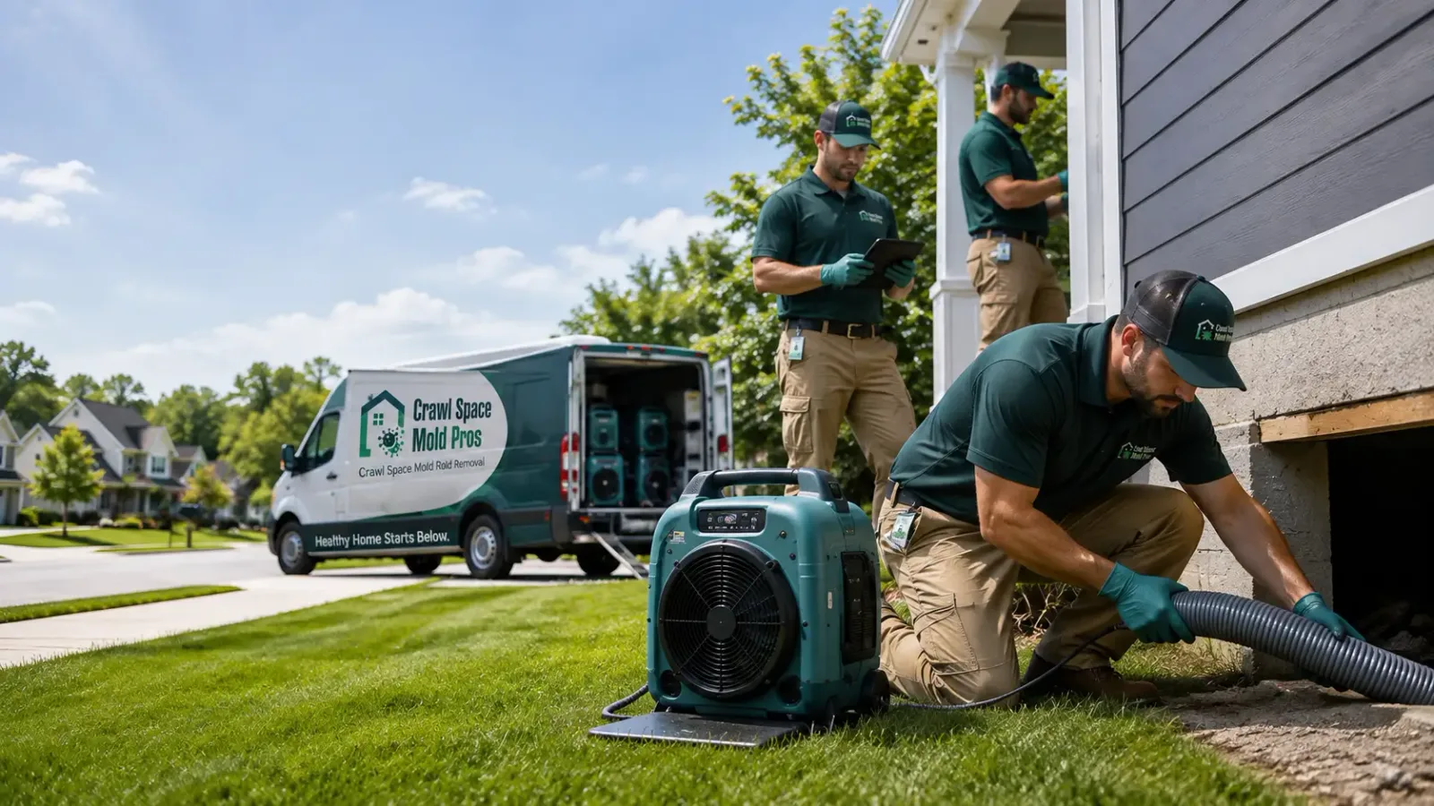 Crawl Space Mold Removal in Stow, OH